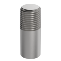 PF3T-ORP-HN 1 1/2 in Threaded Plug - Round 3000# T304L Stainless Steel Pipe Fitting